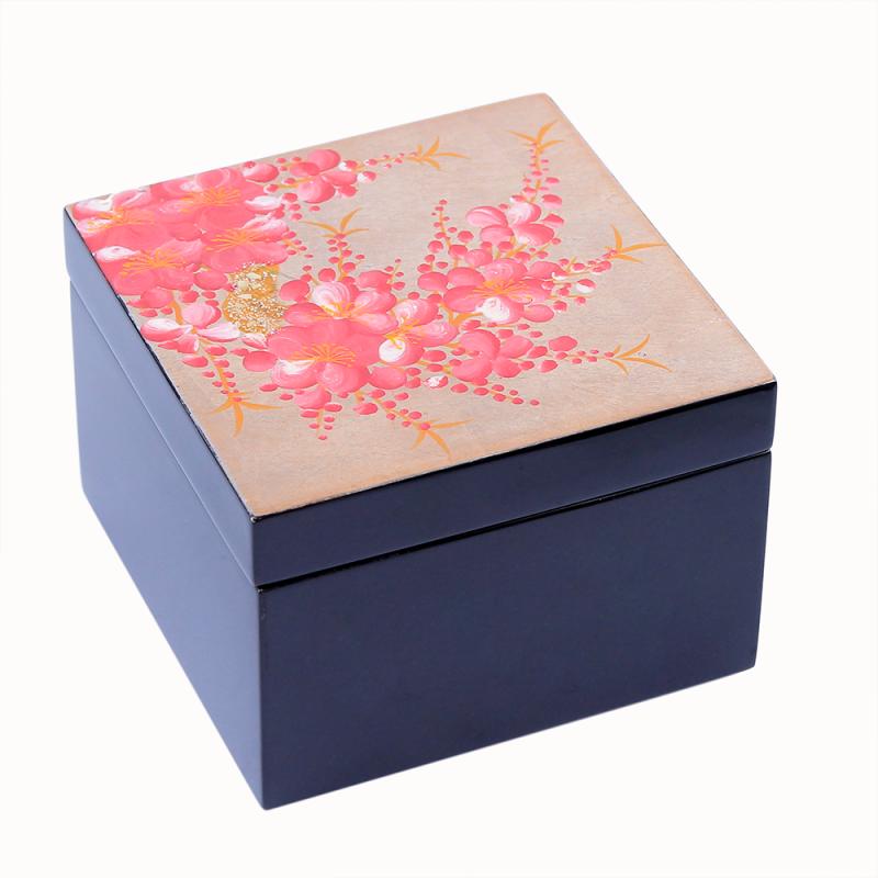 Hộp vuông 10x10 cao 7cm Đào