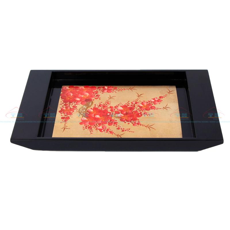 Khay chữ nhật cong 15x25 đào