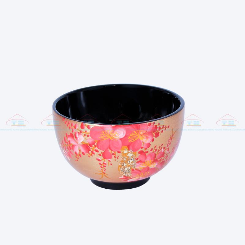 Bát vẽ đào nhỏ