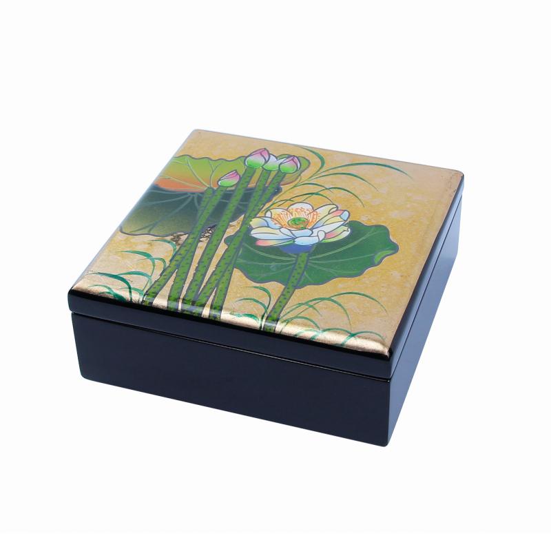 Hộp vuông 11 x 11 sen xanh