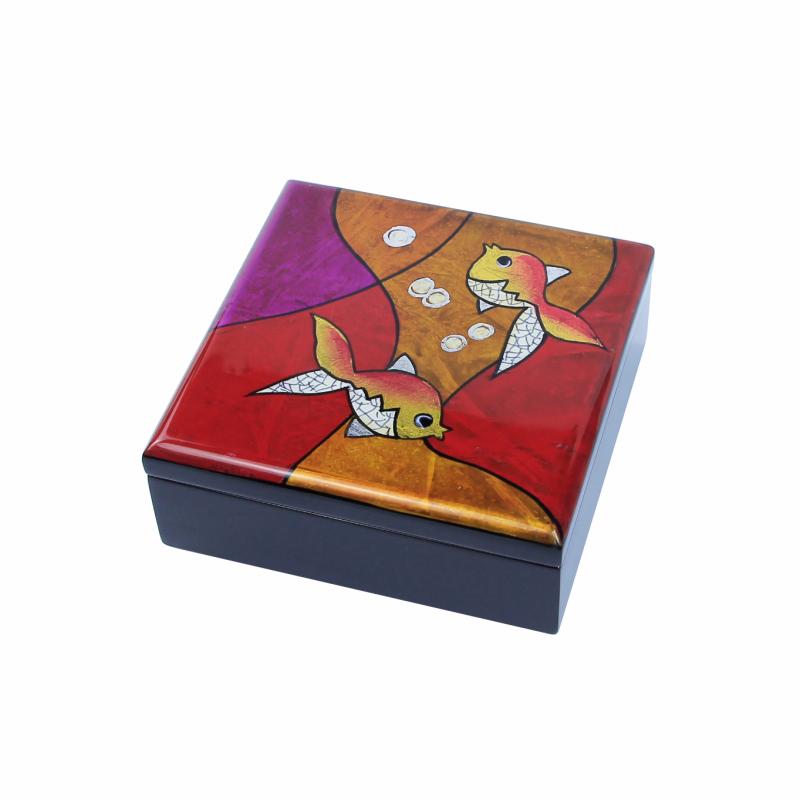 Hộp vuông 11 x 11 cá