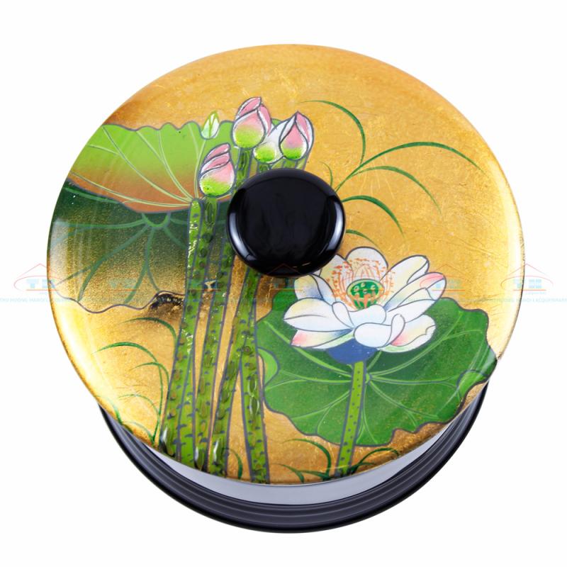 Hũ trầu p16 h9 sen xanh
