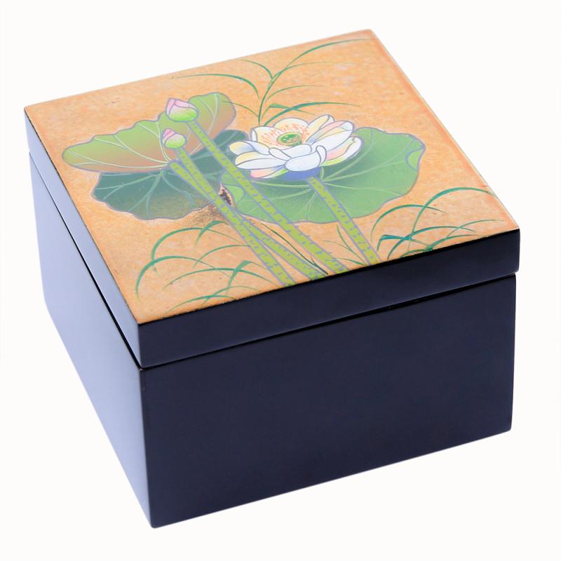 Hộp vuông 10x10 h7 sen xanh